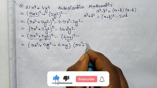 Factorization Math Slove by Bikash Edu Care Episode 26