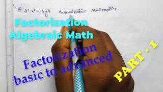 Factorization Math Slove by Bikash Edu Care Episode 26