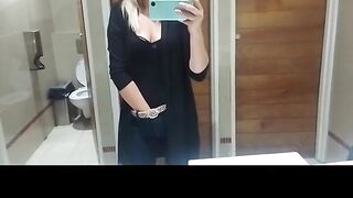 Public masturbation in restaurant bathroom