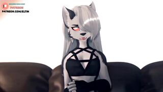 FURRY LUNA SWALLOWS DICK IN PORN FILM - EXCLUSIVE FURRY HENTAI ????ANIMATION 60 FPS