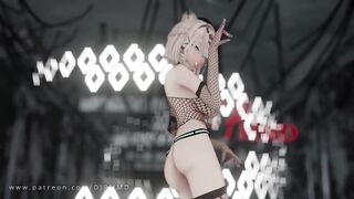 Honkai Pardofelis Chewy MMD Blender Render 1854