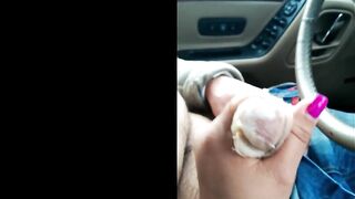 compilation of public cumshots in the car, hand and foot handjobs