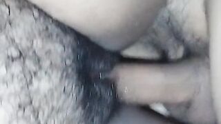 Fat hairy sex cum close