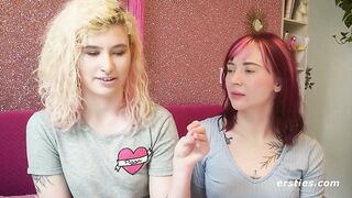 Ersties- Cute Redhead Gives Blonde Babe Lesbian Pleasures