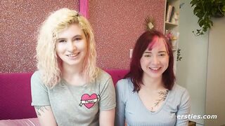 Ersties- Cute Redhead Gives Blonde Babe Lesbian Pleasures