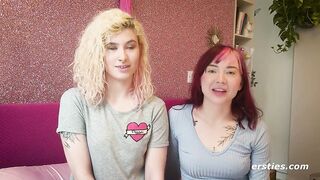 Ersties- Cute Redhead Gives Blonde Babe Lesbian Pleasures