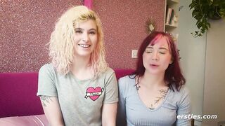 Ersties- Cute Redhead Gives Blonde Babe Lesbian Pleasures