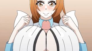 Bleach Hentai - Orihime paizuri using her massive tits