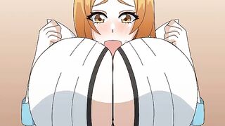 Bleach Hentai - Orihime paizuri using her massive tits