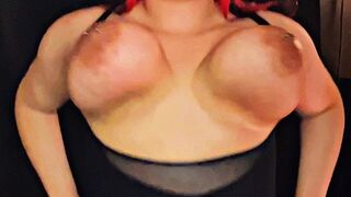 6 minutes of INTENSE BOOB JUMPING (manyvids custom preview)