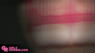 GIRLSRIMMING - Unbelievable rimming and sloppy deepthroat blowjob with Rebel Rhyder