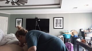 Woke him up by sucking him off and swallowing his load