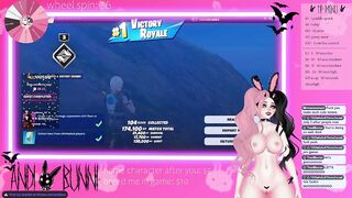 Vtuber dominates in Fortnite while being controlled