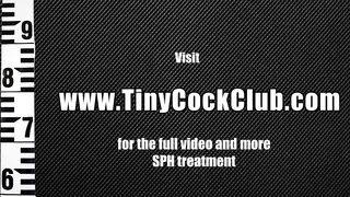 SPH British femdom ladies jerk cock in CFNM group action