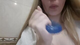 Long Dildo Masturbation