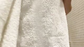 I want to take off the Towel and Sit on a Big Dick