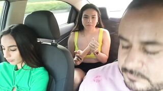 He filmed my horny friend riding her dildo in the back seat of the Uber