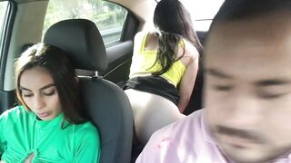 He filmed my horny friend riding her dildo in the back seat of the Uber