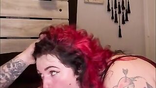 BBW Girlfriend Sucks Dick On Camera for OnlyFans