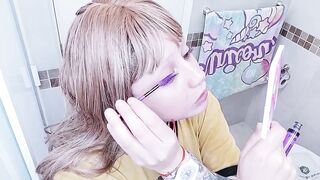 ❝❞✧ೃ༄ Purple mascara ↶ೃ✧˚. ❃ ↷ ˊ-