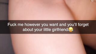 cheerleader wants to fuck classmate in school snapchat