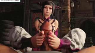 HAVE A GOOD TIME WITH JURI ON STREET FIGHTER 6 HENTAI ANIMATION 60FPS