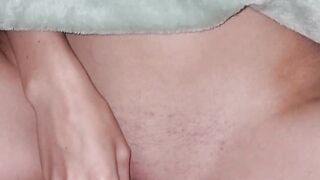 Tiny tight teen toy and dick play