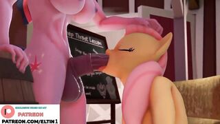 Fluttershy Do Deep Futanari Blowjob In Barn | Best Futa Furry Hentai 4k