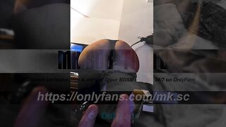 BDSM Hard Spanking and Stimulation for my slave MKsubtility real BDSM couple 247