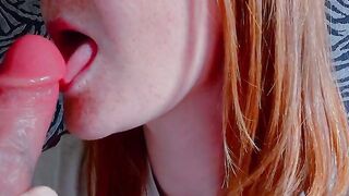 Redhead sucks like a pro