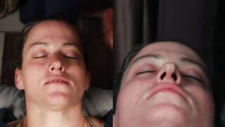 Dirty Dees taking more amateur homemade huge double cum loads to the face