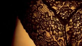 Vintage lapdance in black lace (custom)