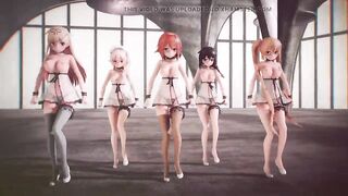 Mmd R-18 Anime Girls Sexy Dancing Clip 338