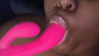 I love tasting my toy after fucking myself