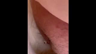 Peeing my diaper POV from inside!