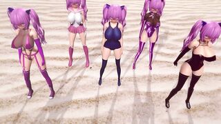 Mmd R-18 Anime Girls Sexy Dancing clip 185