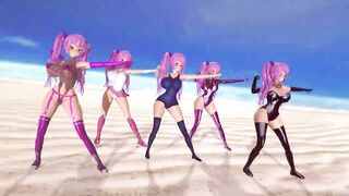 Mmd R-18 Anime Girls Sexy Dancing clip 185