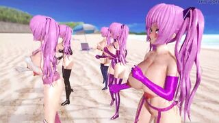 Mmd R-18 Anime Girls Sexy Dancing clip 185