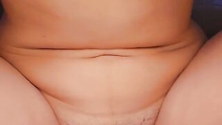 Milke Mia Masturbates to Orgasm While Watching a Granny Video.