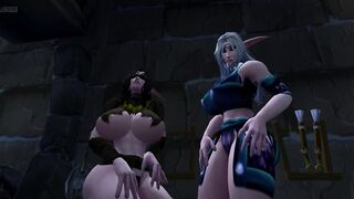 Night Elf Bimbos Want You To Cum