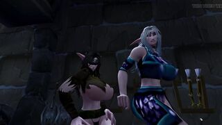 Night Elf Bimbos Want You To Cum