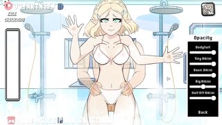 Zelda Fucked In The Shower Against The Glass - Hole House