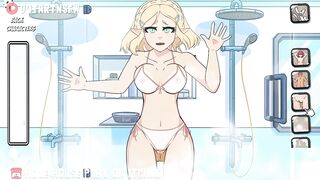 Zelda Fucked In The Shower Against The Glass - Hole House