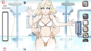 Zelda Fucked In The Shower Against The Glass - Hole House