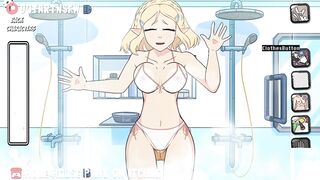 Zelda Fucked In The Shower Against The Glass - Hole House