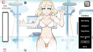 Zelda Fucked In The Shower Against The Glass - Hole House