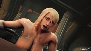 Cyber Fuck Black Edition 60fps by 26regionsfm, animation with Sound. 3D Hentai Porn Sfm