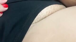 I Recorded Soraya Culona in Bed Caressing Her Big Tits and with Her Tight Shorts on Her Big Pussy