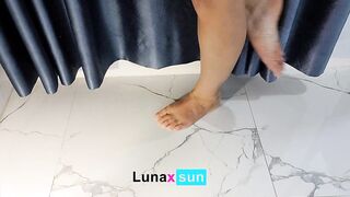 Watch my FEETS ! You jerk off and you cum NOW - Luna Daily Vlog - LunaxSun