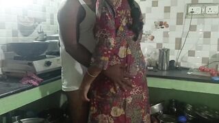 House Wife Romance in Kitchen with Her New Husband Part 1